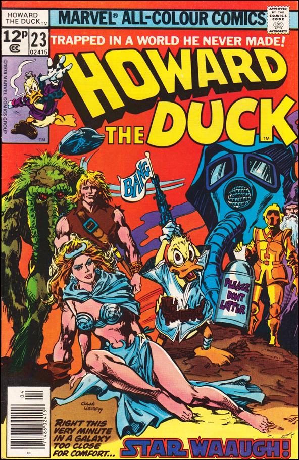 Howard the Duck (1976) issue 23-B UK Price Cover