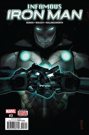 Infamous Iron Man issue 3 Alex Maleev Cover