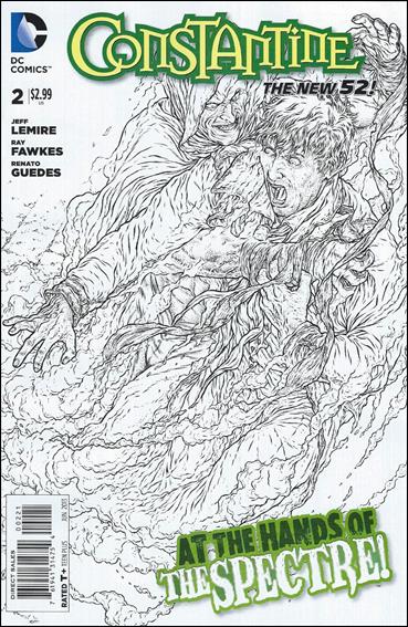 Constantine issue 2-B Wraparound 1:25 Sketch Cover