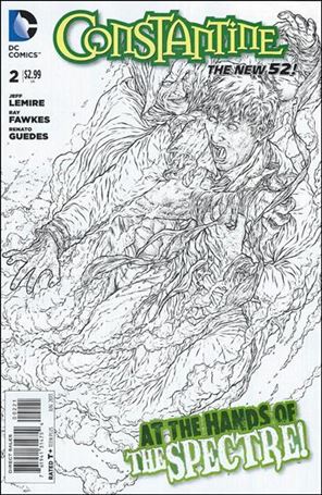 Constantine issue 2-B Wraparound 1:25 Sketch Cover