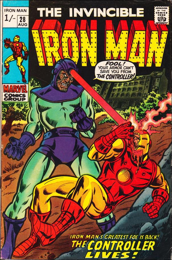Iron Man (1968) issue 28-B UK Price Cover