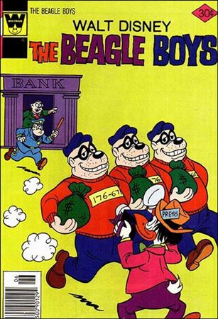 Walt Disney the Beagle Boys issue 35-B Whitman Cover