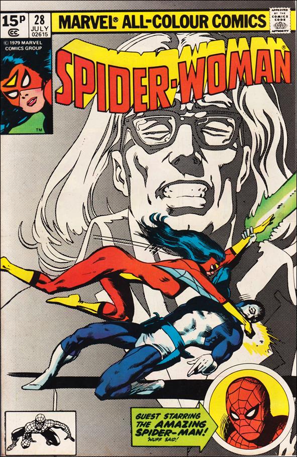 Spider-Woman (1978) issue 28-B UK Price Cover