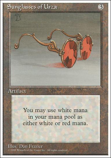 Magic the Gathering: 4th Edition (Base Set) card 347 Sunglasses of Urza