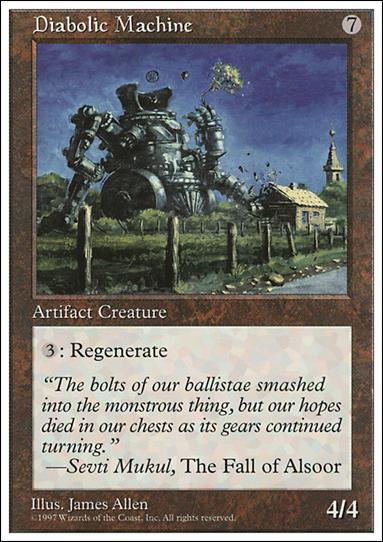 Magic the Gathering: 5th Edition (Base Set) card 363 Diabolic Machine