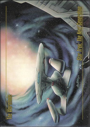 Star Trek Master Series: Series 1 (Base Set) card 33 The Wormhole