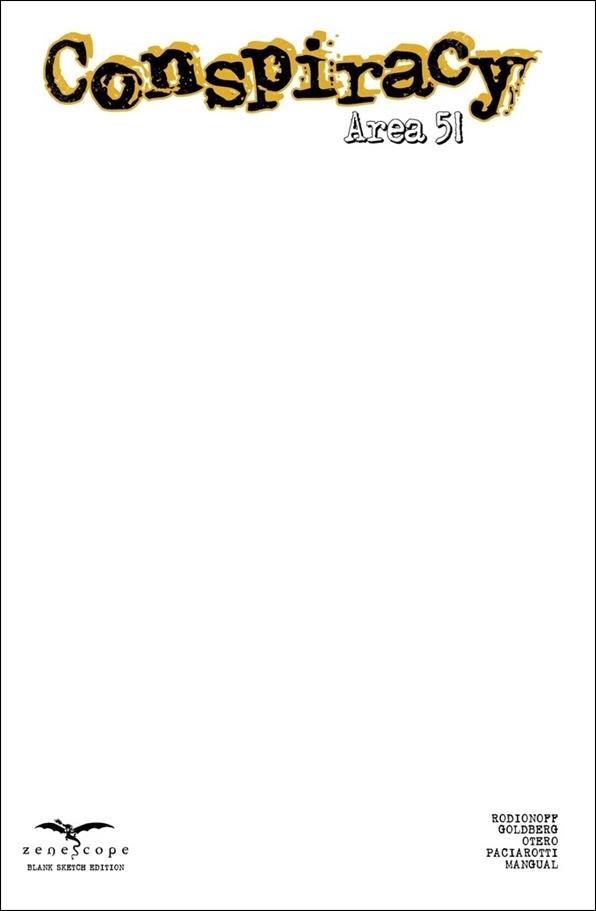 Conspiracy: Area 51 issue 1-C Blank/Sketch Cover