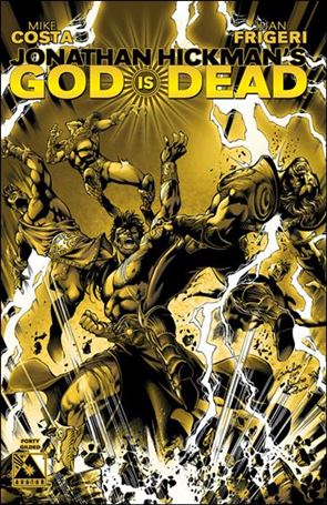 God is Dead issue 40-F Jacen Burrows Gilded Cover 
