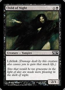 Magic the Gathering: 2014 Core Set (Base Set) card 89 Child of Night
