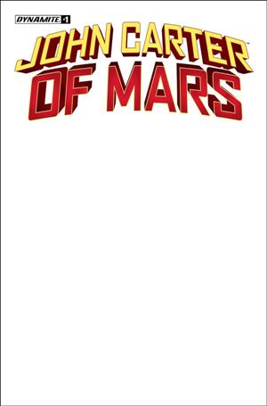 John Carter of Mars (2022) issue 1-F Blank Authentix Cover