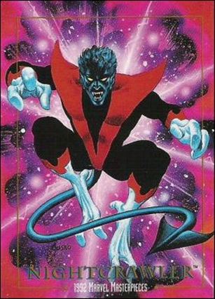1992 Marvel Masterpieces (Base Set) card 62 Nightcrawler