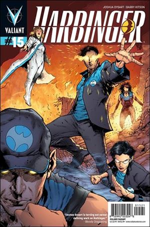 Harbinger (2012) issue 15-B Trevor Hairsine Cover