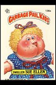 Garbage Pail Kids: Series 04 (Base Set) card 136a Swollen Sue Ellen