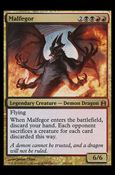 Magic the Gathering: Commander (Base Set) card 208 Malfegor