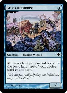 Magic the Gathering: Conflux (Base Set) card 29 Grixis Illusionist