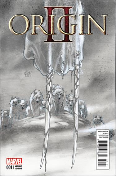 Origin II issue 1-C Adam Kubert 1:100 Sketch Cover