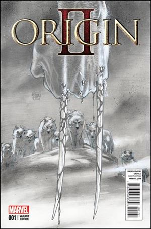 Origin II issue 1-C Adam Kubert 1:100 Sketch Cover