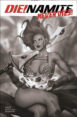 Die!namite Never Dies issue 3-I Leirix Li 1:10 Black & White Cover