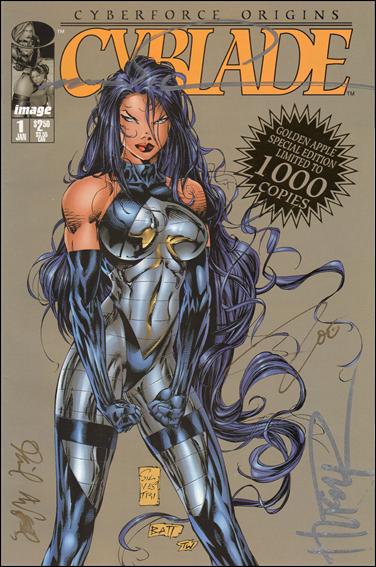 Cyberforce Origins issue 1-D Golden Apple Special Edition 1/1000