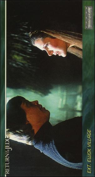 Star Wars Widevision Pepsi MailAway (Promo) card 79 Ext. Ewok Village