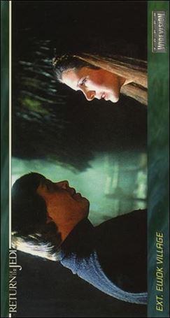 Star Wars Widevision Pepsi MailAway (Promo) card 79 Ext. Ewok Village