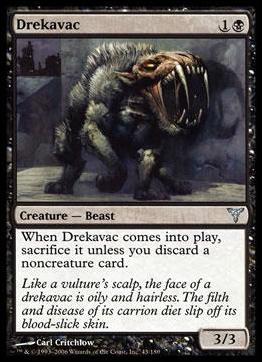 Magic the Gathering: Dissension (Base Set) card 43 Drekavac