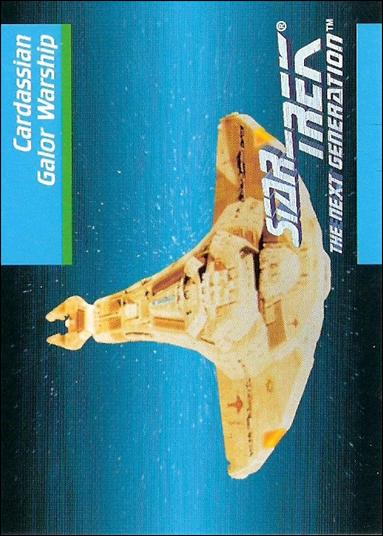 Star Trek: The Next Generation - Inaugural Edition (Base Set) card 38 Cardassian Galor Warship