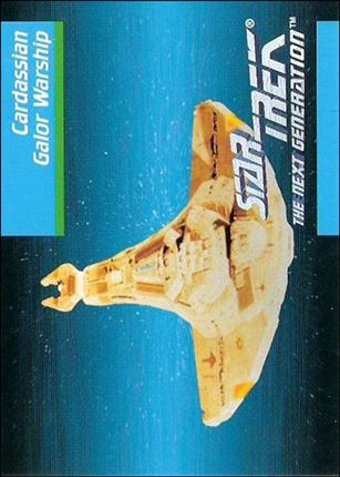 Star Trek: The Next Generation - Inaugural Edition (Base Set) card 38 Cardassian Galor Warship