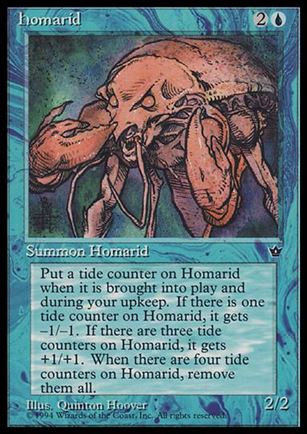 Magic the Gathering: Fallen Empires (Base Set) card 19-D Homarid