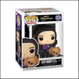 POP! Marvel figure 1212 Kate Bishop with Lucky the Pizza Dog
