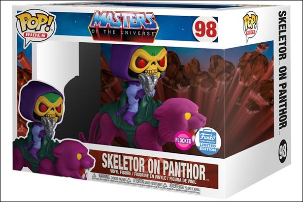POP! Rides figure 98-B Skeletor on Panthor (Flocked)