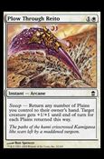 Magic the Gathering: Saviors of Kamigawa (Base Set) card 22 Plow Through Reito