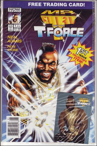 Mr. T and the T-Force issue 1-C Polybagged Newsstand Edition w/ Photo Trading Card