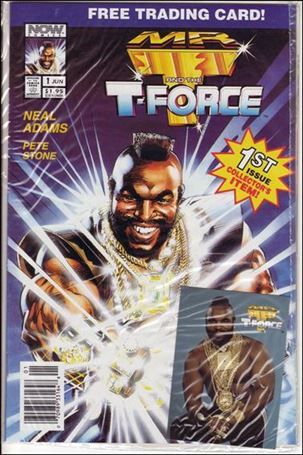 Mr. T and the T-Force issue 1-C Polybagged Newsstand Edition w/ Photo Trading Card