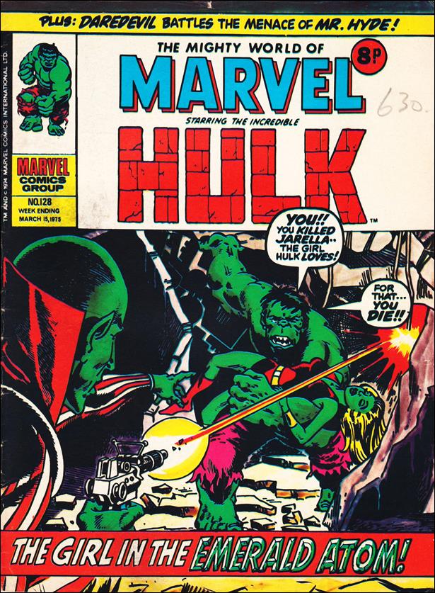 Mighty World of Marvel (UK) (1972) issue 128