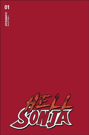 Hell Sonja issue 1-F Blank Authentix Cover
