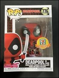 POP! Marvel figure 776 Deadpool in cake