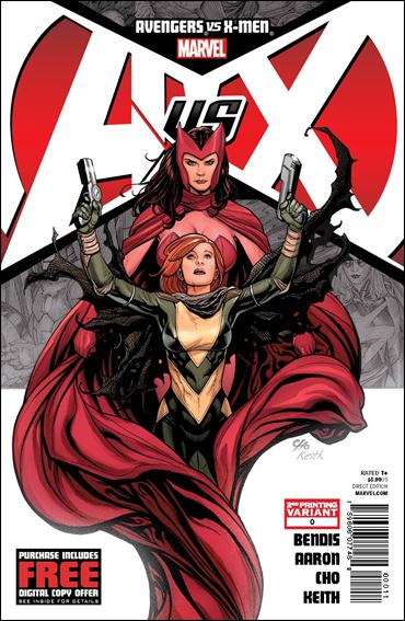 Avengers vs X-Men issue 0-D Frank Cho "Red" Cover (2nd Printing)