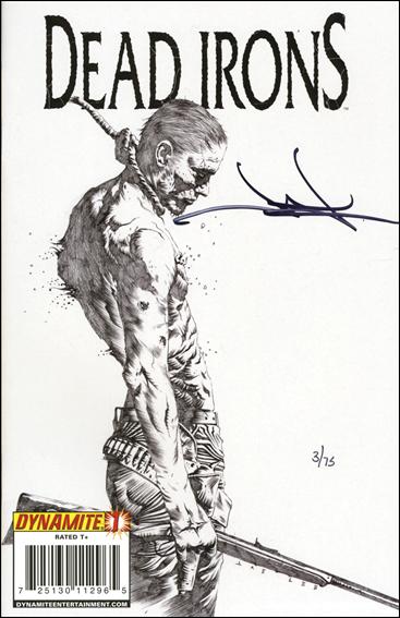 Dead Irons issue 1-F DF Jae Lee B&W Cover (Signed by Jae Lee) 1/75