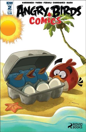Angry Birds Comics (2016) issue 2-B Paco Rodriques Wraparound Subscription Cover