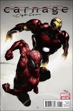 Carnage (2010) issue 1-G DF Clayton Crain Cover (Signed by Crain) 1/175