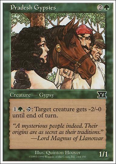Magic the Gathering: 6th Edition (Base Set) card 244 Pradesh Gypsies