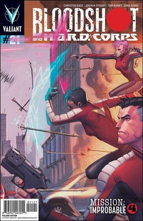 Bloodshot and H.A.R.D.Corps issue 21-B Jorge Molina Connecting Pullbox Cover