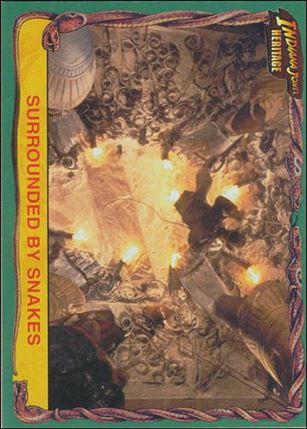 Indiana Jones Heritage (Base Set) card 18 Surrounded by Snakes