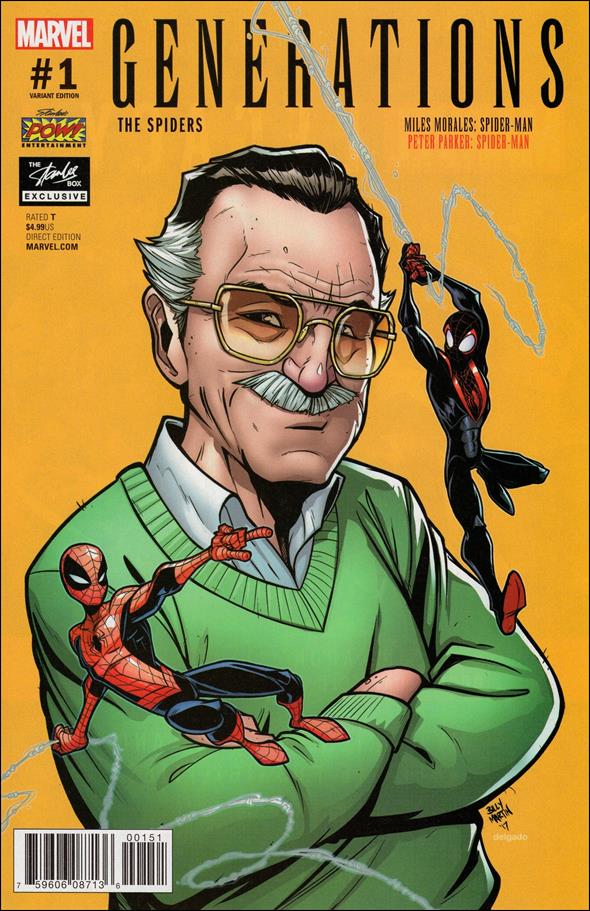 Generations: Miles Morales Spider-Man & Peter Parker Spider-Man issue 1-F Stan Lee Box Cover