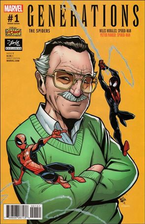 Generations: Miles Morales Spider-Man & Peter Parker Spider-Man issue 1-F Stan Lee Box Cover