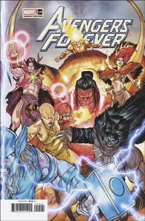 Avengers Forever (2022) issue 15-C Stefano Caselli Avengers Assemble Connecting Cover