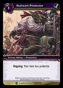 World of Warcraft: Heroes of Azeroth (Base Set) card 148 Stalwart Protector