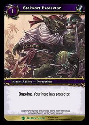 World of Warcraft: Heroes of Azeroth (Base Set) card 148 Stalwart Protector