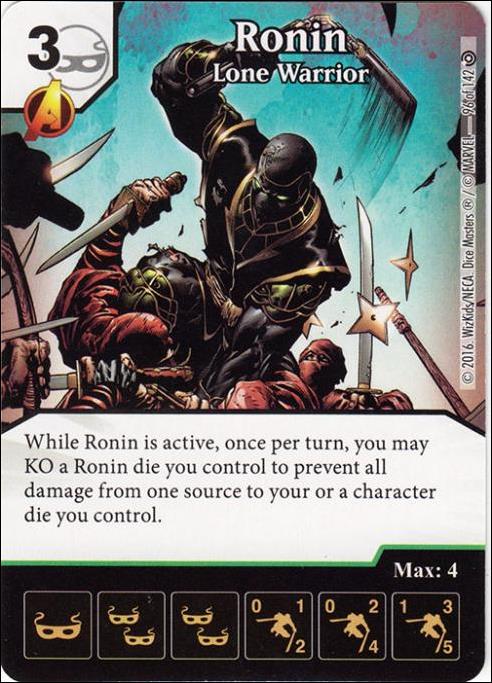 Marvel Dice Masters Civil War card 96 Robin: Lone Warrior